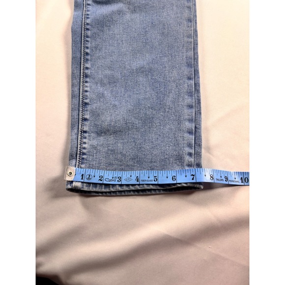 Hudson Signature Flap Pocket Bootcut Jeans Mid Rise Light Wash 2000s Revival SZ8 - Picture 6 of 11